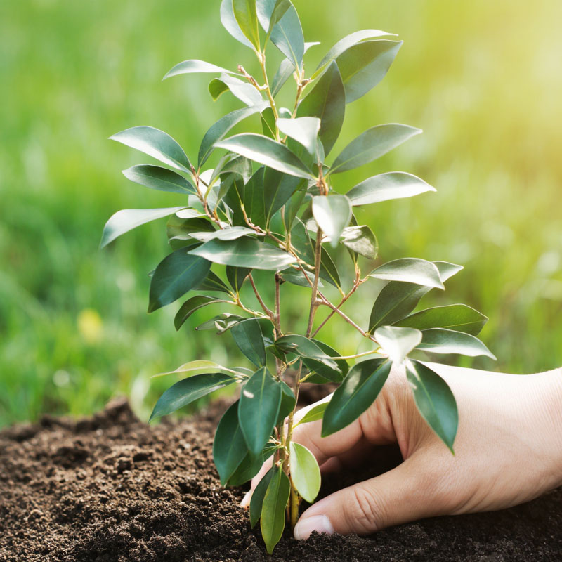 Planter un arbre en hommage à Mme Lucienne ANNOVAZZI Née NOYER